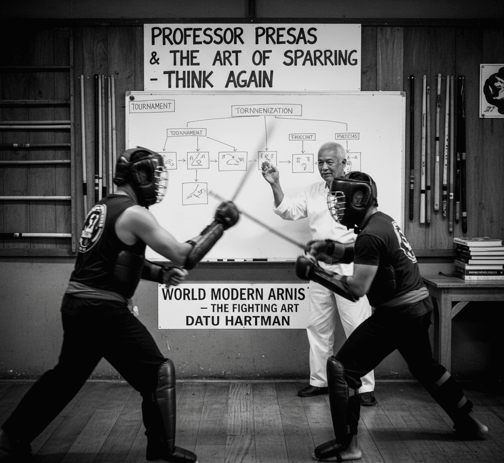 ¿El profesor Presas realmente odió el combate? Piense de nuevo.